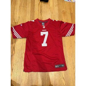 Nike On Field San Francisco 49ers Colin Kaepernick Red Football Jersey Youth L